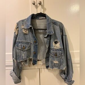 Carmar Distressed Jean Jacket